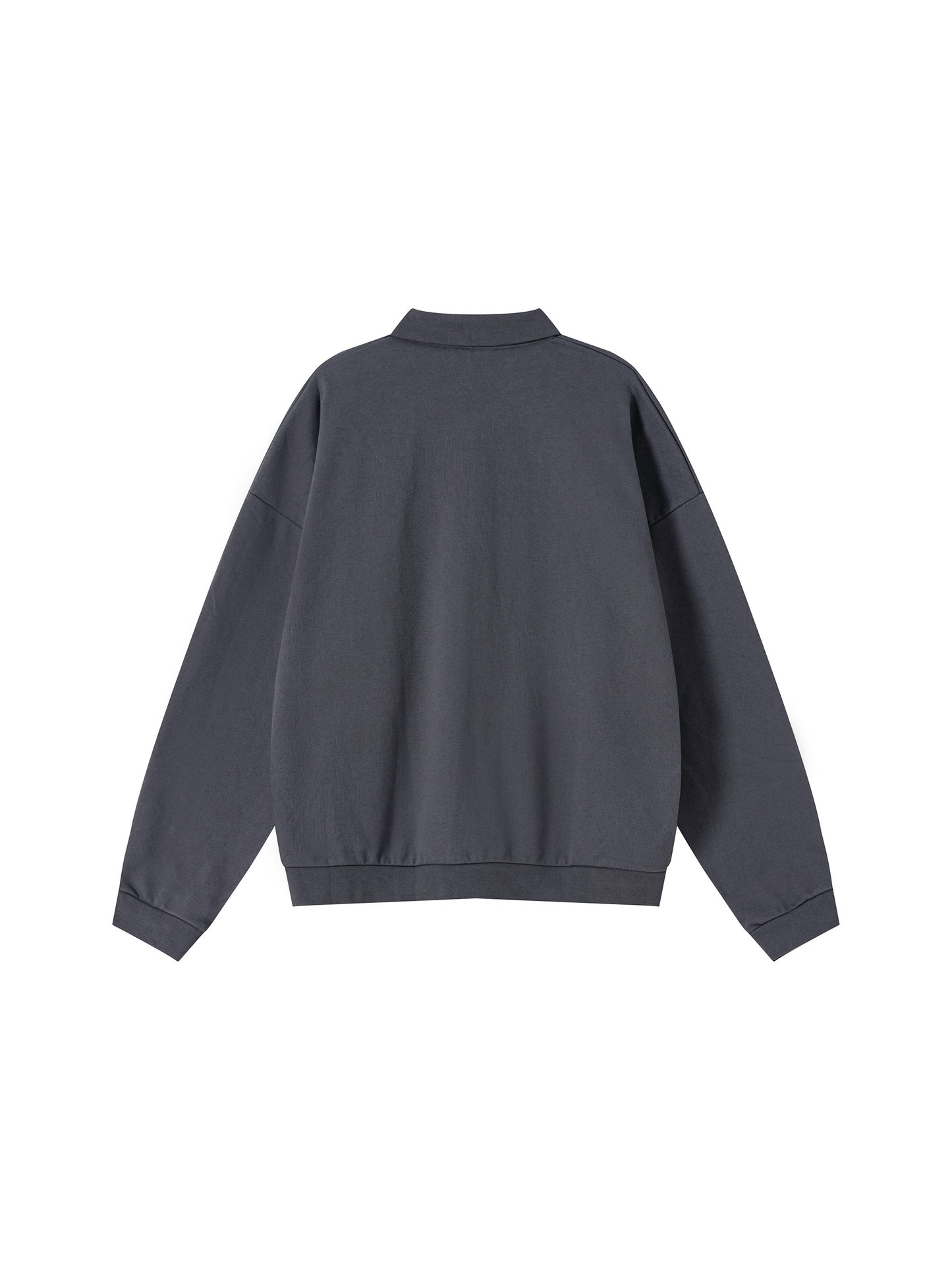 Heavyweight Fleece Polo Sweatshirt