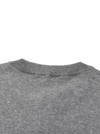 Cotton Knit Short Sleeve Henley T-Shirt