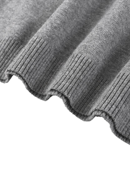 Cotton Knit Short Sleeve Henley T-Shirt