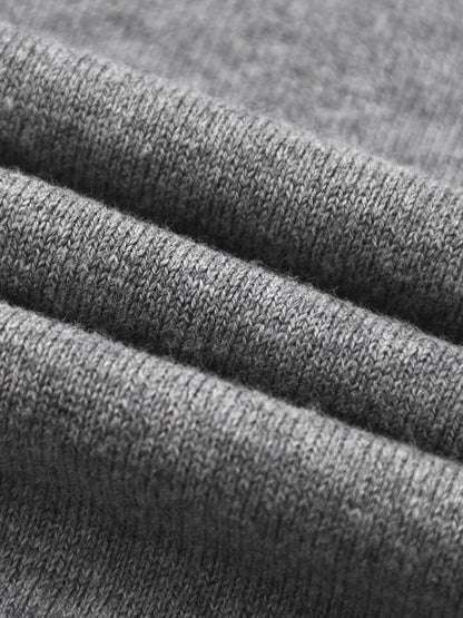 Cotton Knit Short Sleeve Henley T-Shirt