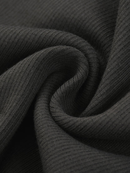 Slim Fit Ribbed Racerback Tank Top