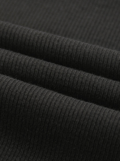 Slim Fit Ribbed Racerback Tank Top