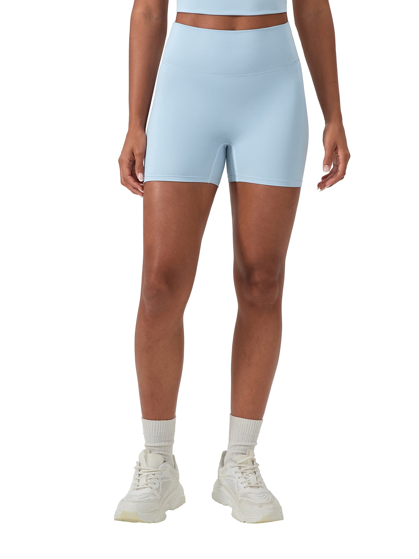 High-Waisted Blend Biker Shorts