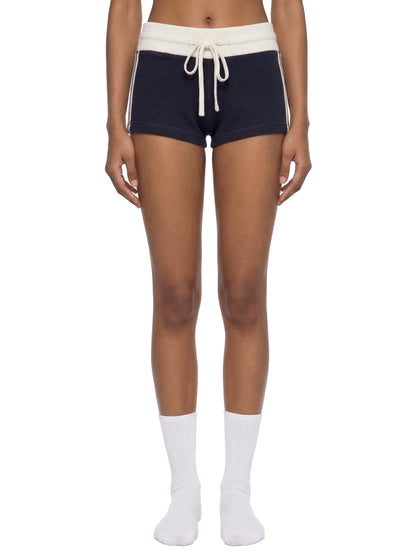 Women's Contrast Stripe Track Shorts