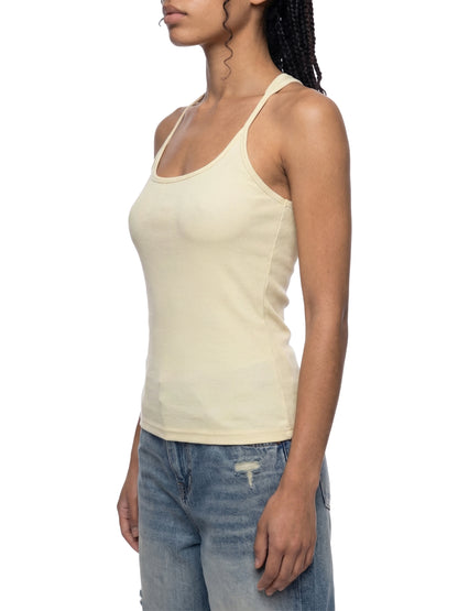 Slim Fit Ribbed Racerback Tank Top