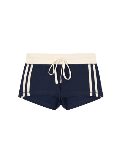 Women's Contrast Stripe Track Shorts