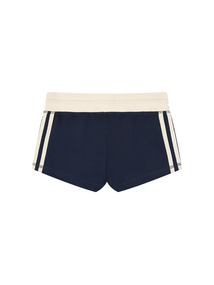 Women's Contrast Stripe Track Shorts