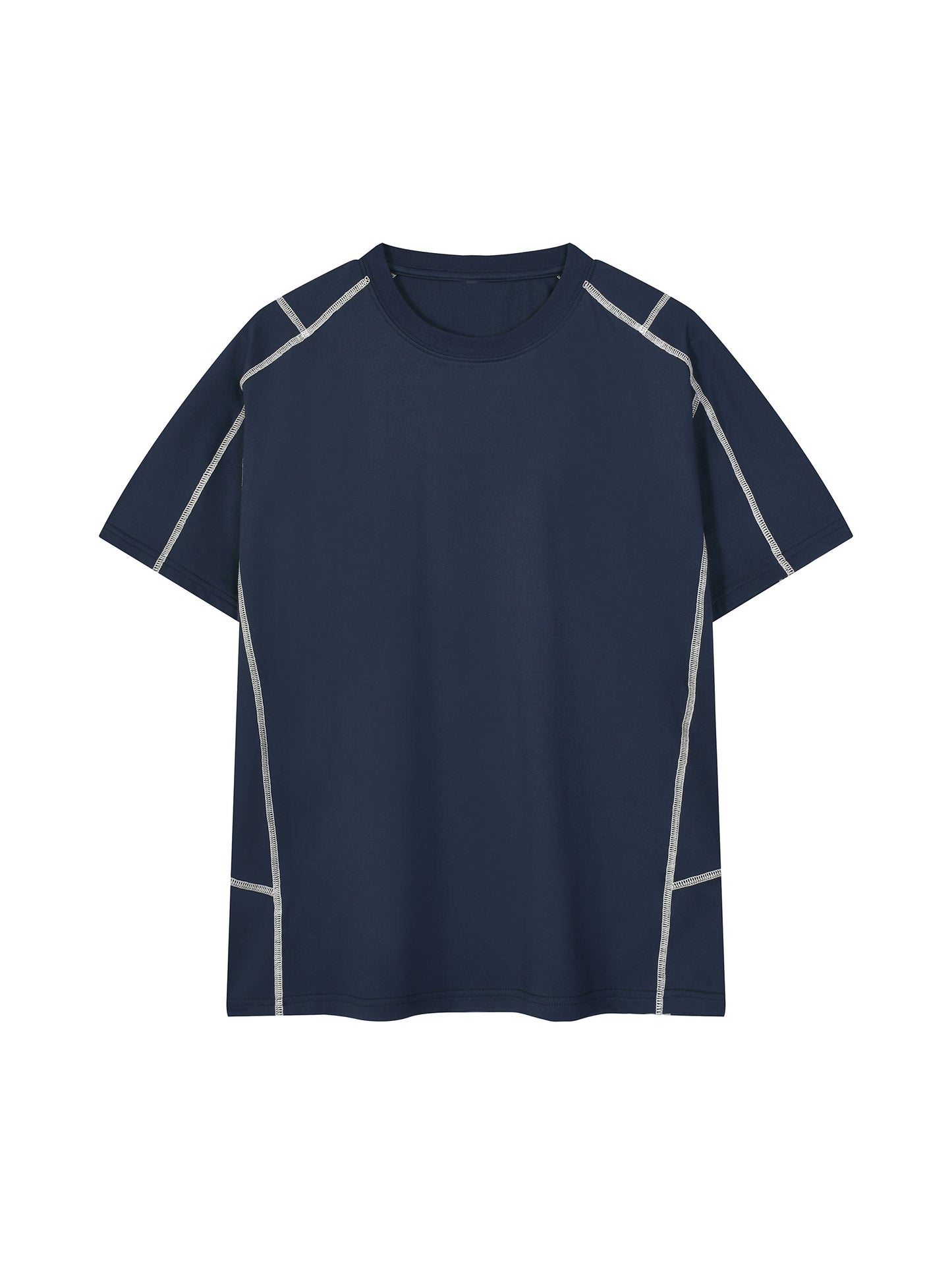 Unisex Contrast Stitch  Regular Fit T-Shirt