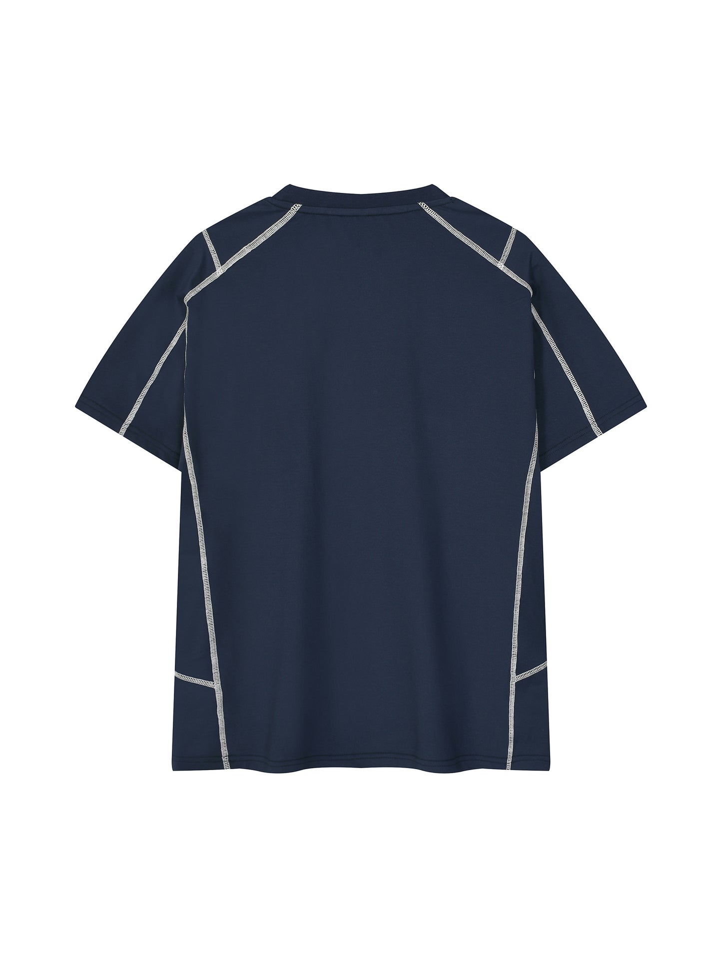 Unisex Contrast Stitch  Regular Fit T-Shirt