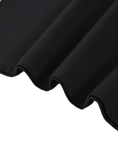 Unisex Contrast Stitch  Regular Fit T-Shirt