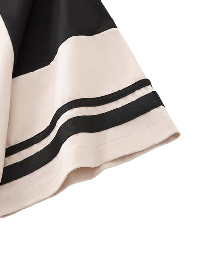 Women's Color Block Ruched T-Shirt