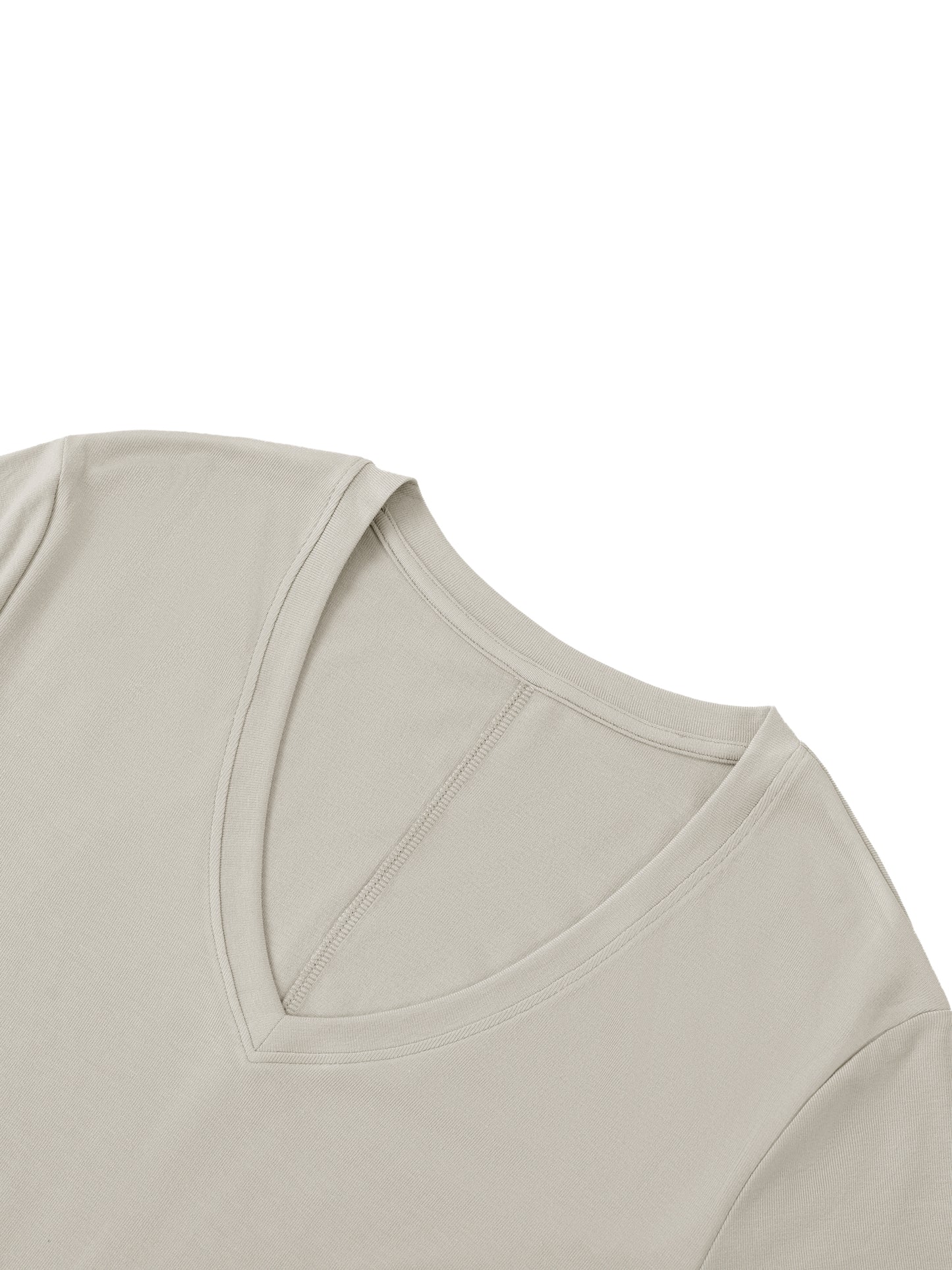 Women's V-Neck Short Sleeve Maxi Dress