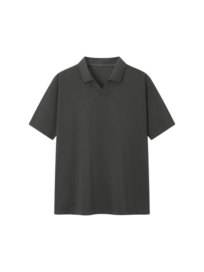 Men's Drop Shoulder Polo Shirt