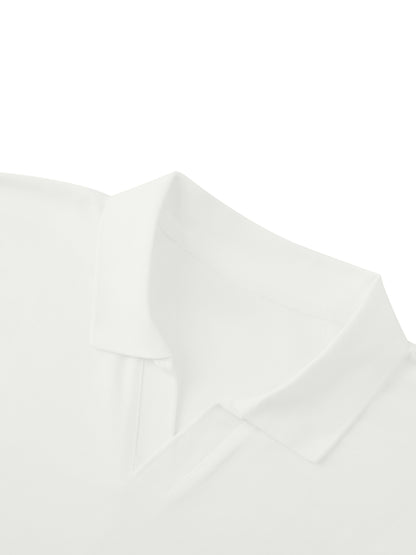 Men's Drop Shoulder Polo Shirt