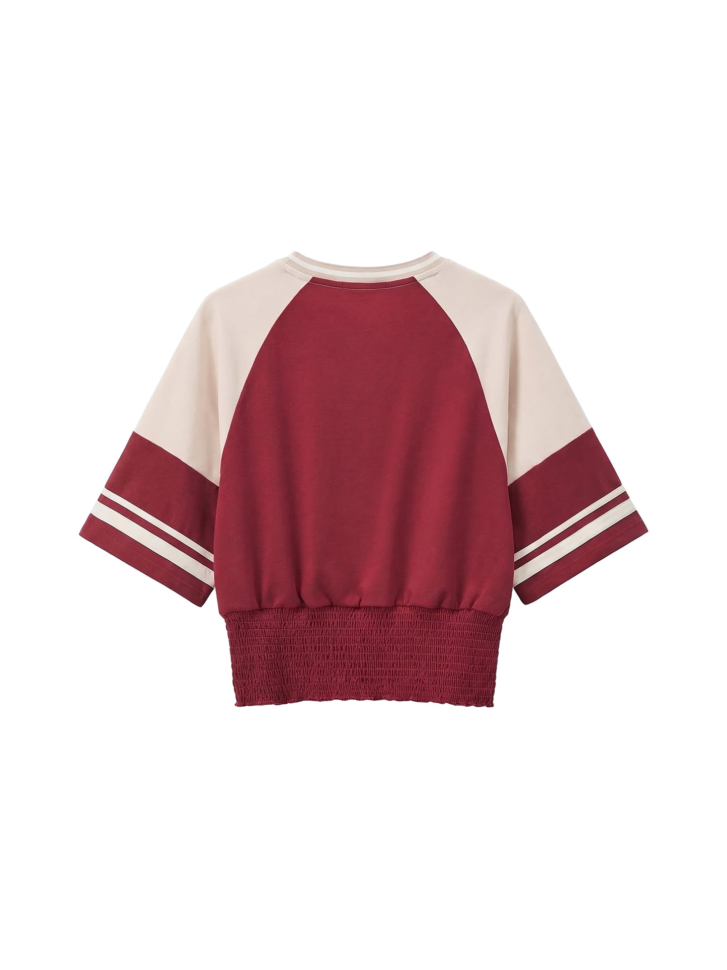 Women's Color Block Ruched T-Shirt