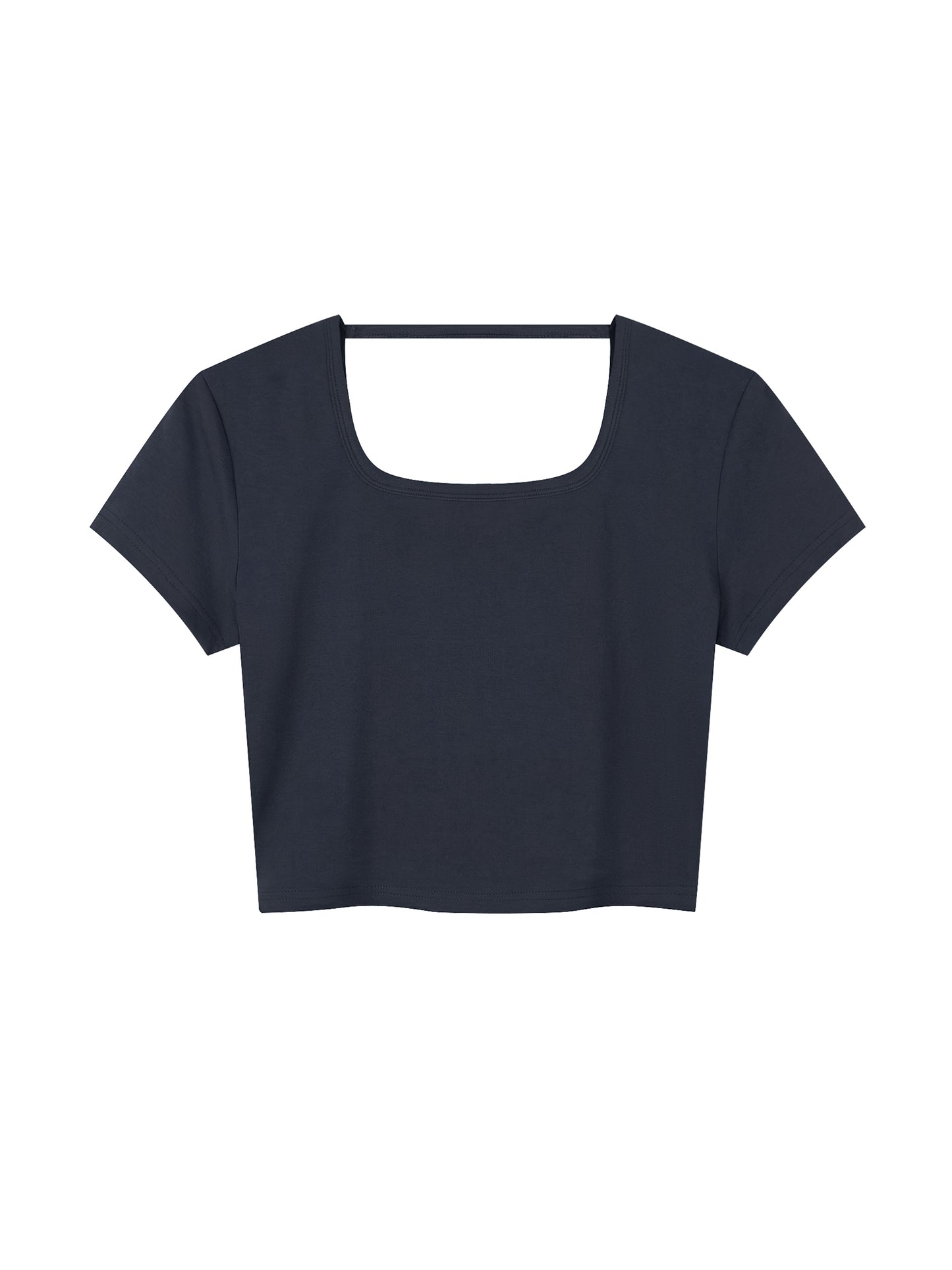 Women's Square Neck Crop T-Shirt