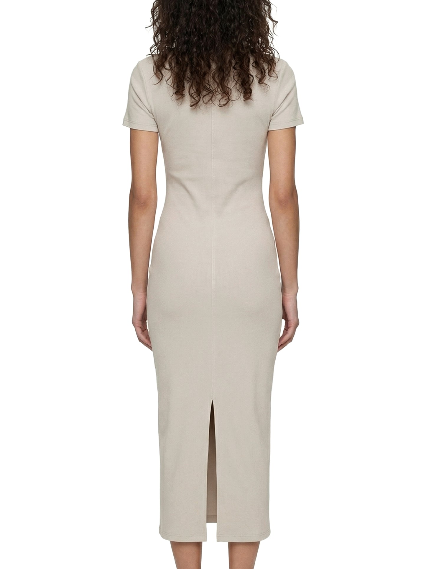 Women's V-Neck Short Sleeve Maxi Dress