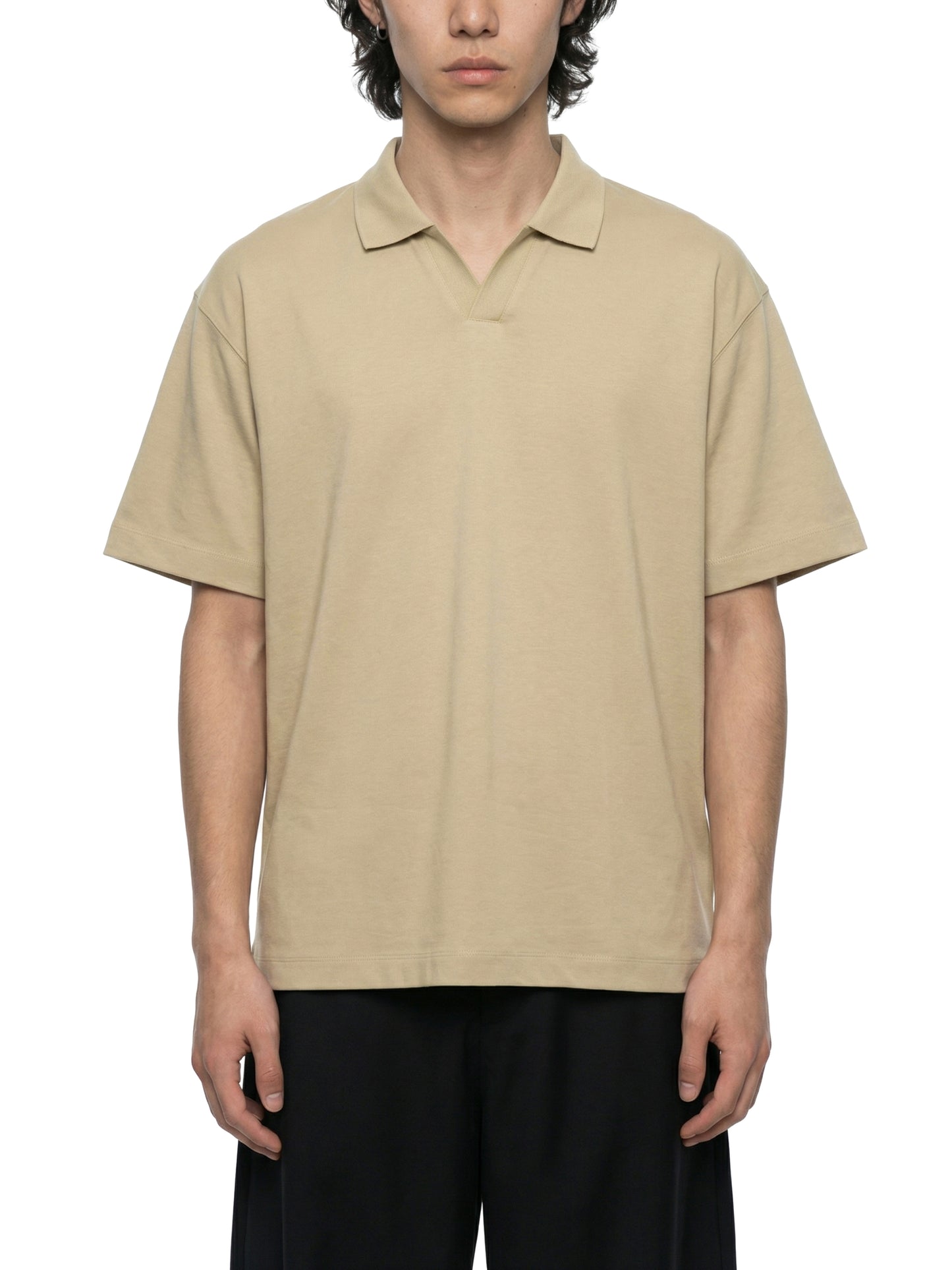 Men's Drop Shoulder Polo Shirt