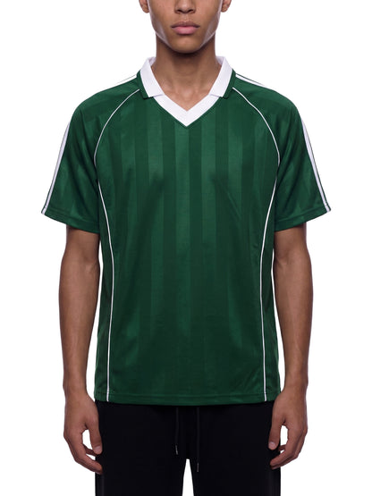 Shadow Stripe Collared Soccer Jersey