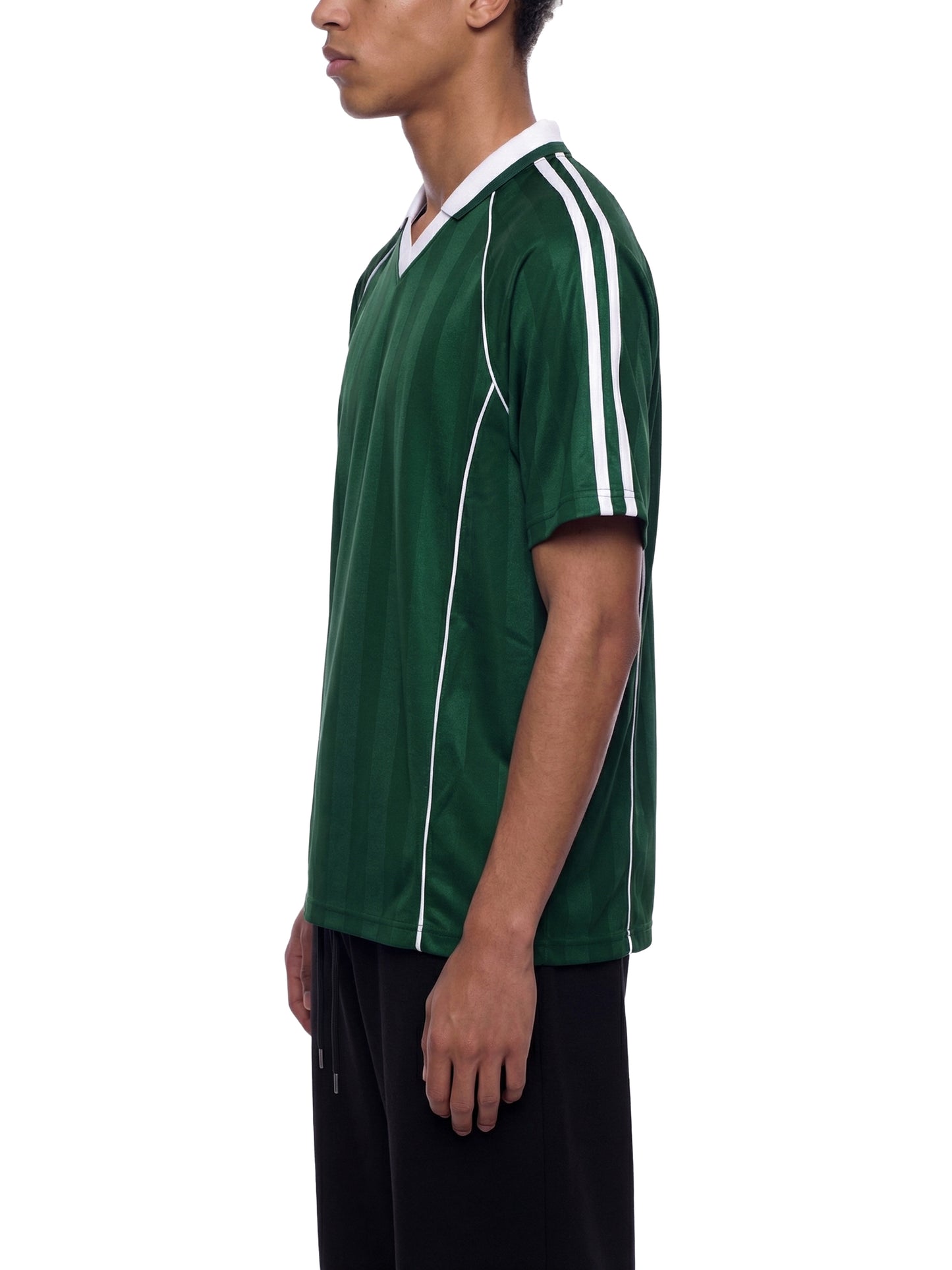 Shadow Stripe Collared Soccer Jersey