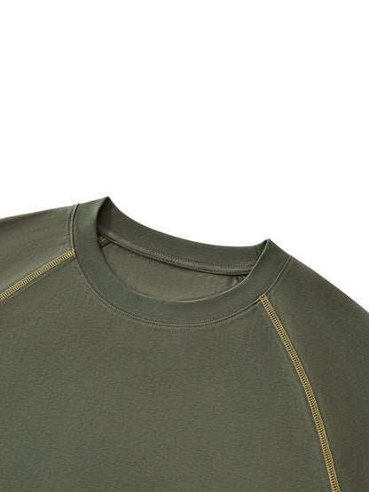 Unisex Contrast Stitch Raglan T-Shirt