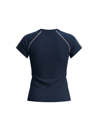 Women's Contrast Stitch Raglan T-Shirt