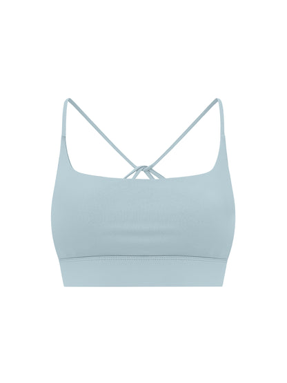 Strappy Criss Cross Yoga Sports Bra