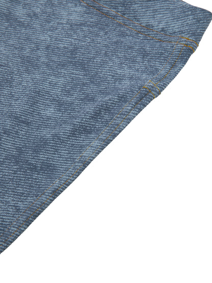 Women's Faux Denim Zip-Fly Leggings