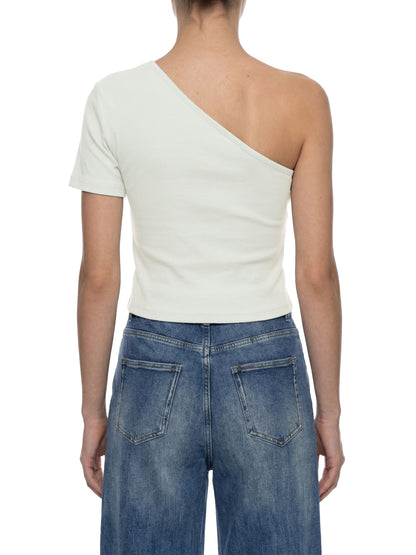 Women's One-Shoulder Crop T-Shirt